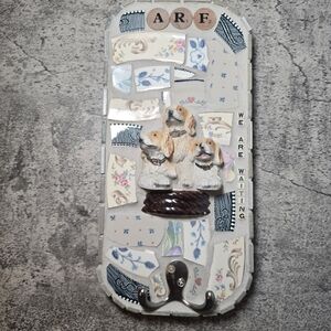 Steve Terlizzese Mosaic Tile ARF Animal Rescue Dog Lovr Original Art Wall Plaque